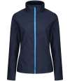 TRA629/RG628 Women's Ablaze Printable Softshell French Blue / Navy colour image